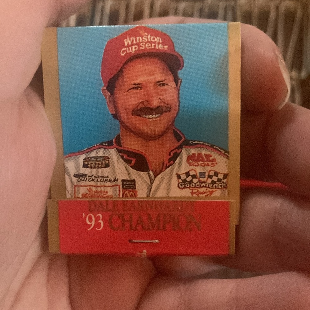 NASCAR Tin Full of Vintage Matches! Featuring Dale Earnhardt!